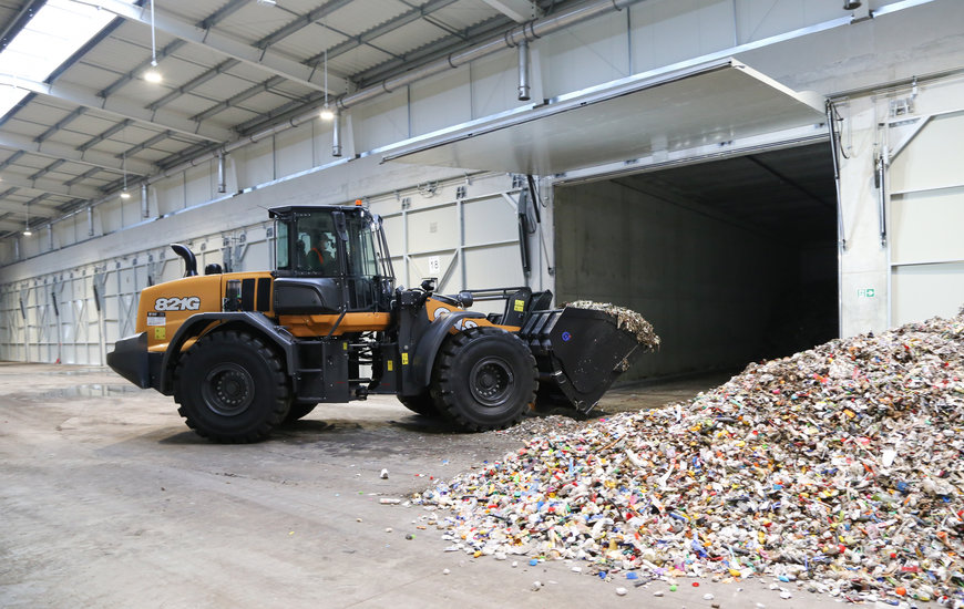 Supercharging efficiency: CASE wheel loaders used in biological section of ZUO Krosno plant